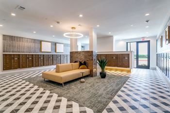Aura avant apartments in lewisville, texas 24 hour accessible parcel room